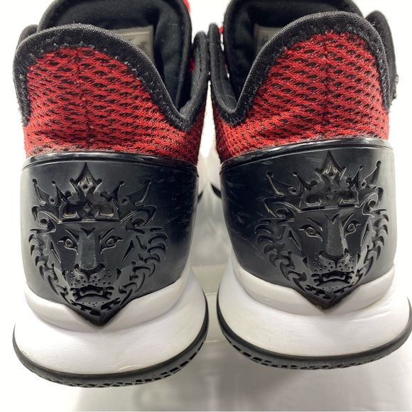 NIKE LEBRON WITNESS 4 Men’s 8.5 Basketball Shoes Red Black Athletic Sneakers - Picture 13 of 15